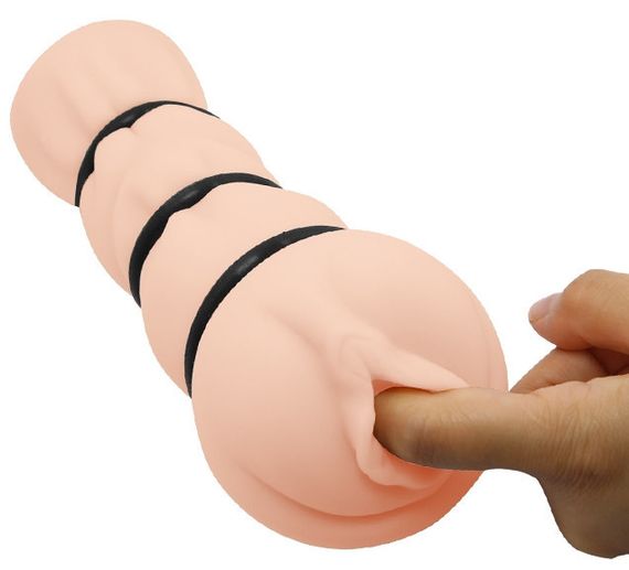 Мастурбатор-вагіна Crazy Bull - Pocket Pussy 3D Vagina, BM-009154H Sex Aura | Зображення 3