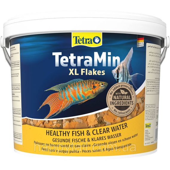 Корм TetraMin XL Flakes 10 л (2.1 кг) — Великі пластівці для риб