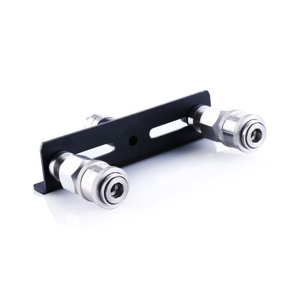 Двойной коннектор для секс-машин Hismith Quick Connector Adapter with Double Head, система KlicLok sexstyle | Зображення 4