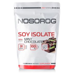 Протеин Nosorog Nutrition Soy isolate 1000 g /28 servings/ Chocolate Mint