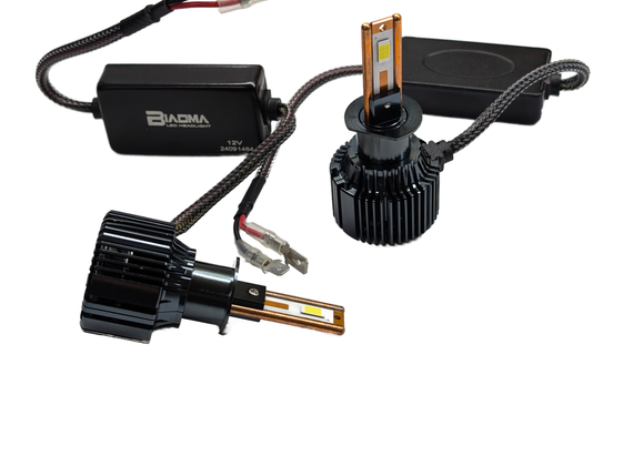 Комплект світлодіодних ламп StarLight Ultra +200% H1 55W 6000K 12V | Зображення 2