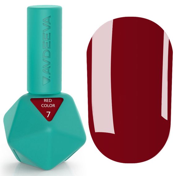 Гель-лак Victoria Avdeeva Red Color 07 (червоний) 12 мл HEMA & TPO FREE | Зображення 3