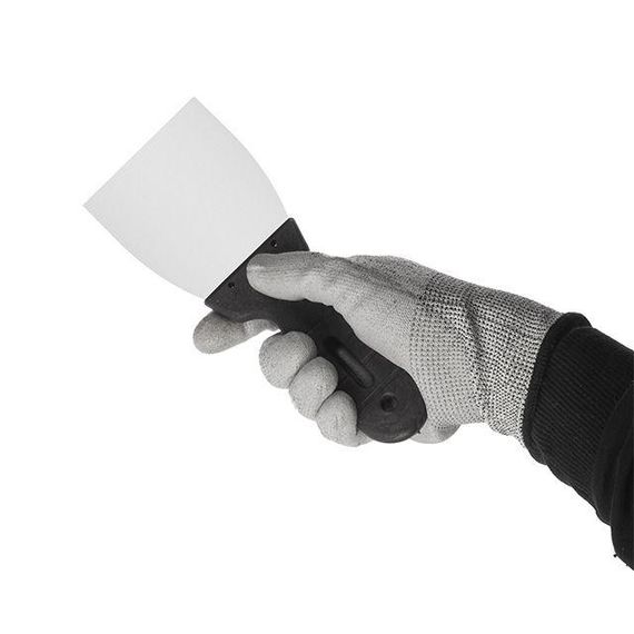 Шпатель з нержавійної сталі 80 мм INTERTOOL KT-2080 | Зображення 2