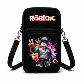 Сумка-чохол для телефону Roblox,дитяча сумка через плече, водонепроникна міні-сумка (4834)
