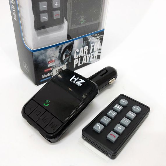 Трансмітер/модулятор H86BT, FM модулятор з bluetooth, FM трансмітер в машину, Якісний фм модулятор