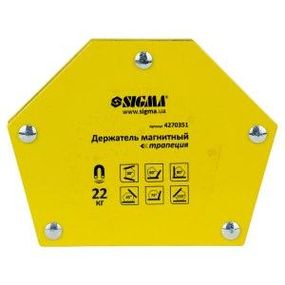 Тримач магнітний трапеція 22 кг 90*54*54*43мм (30,45,60,90,75,135°) SIGMA