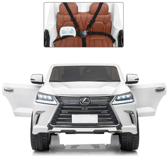 Дитячий електромобіль Машина Bambi M 3906(MP4)EBLR-1 Lexus Білий | Зображення 3