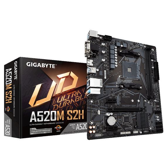 Материнська плата GIGABYTE A520M S2H | Зображення 1