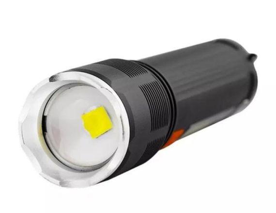 Фонарик ручной XH-P50 BL-P12-P50 фонарик с боковым светильником аккумуляторный карманный с клипсой P50+COB Зум | Зображення 8