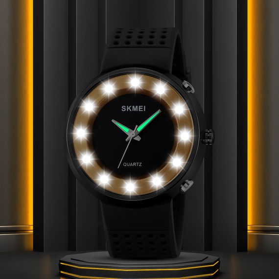 Спортивний чоловічий годинник Skmei 2132GD Gold | Зображення 5