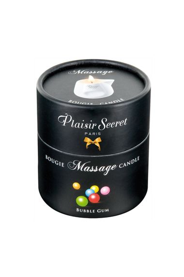 Масажна свічка Plaisir Secret Paris Bougie Massage Candle Bubble Gum, жувальна гумка, 80 мл | Зображення 2