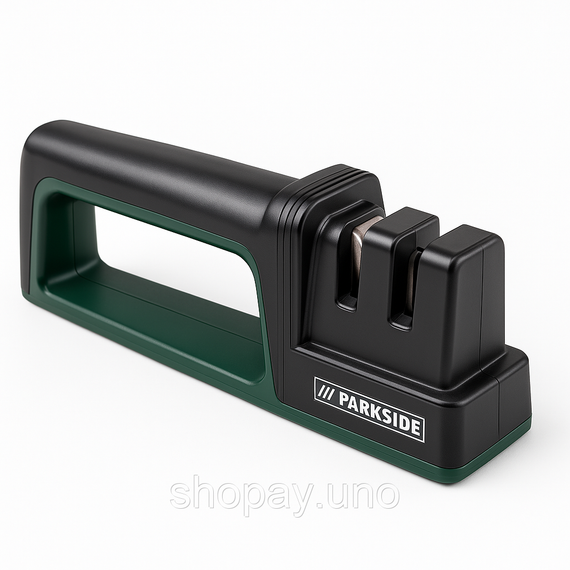 Точилка Parkside PAMS 2 A1 - алмазное покрытие, 2 направляющие, эргономичная нескользящая ручка, для ножей и топор | Зображення 1