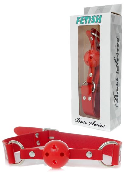 Кляп Fetish Boss Series - Ball Gag rubber Red 2, BS6100034 Sex Aura