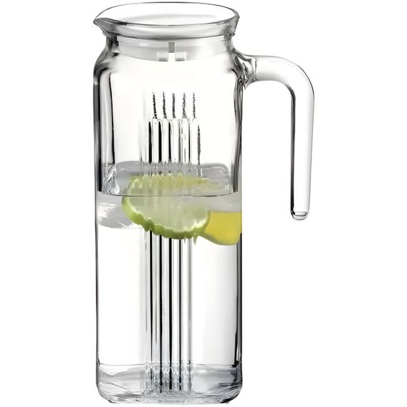 Глечик скляний з кришкою Pasabahce Frigo 80050, 1 л, для води, молока, напоїв