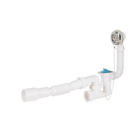 Сифон для ванни Lidz (WHI) 60 03 V002 00 з ревізією (вихід 50 мм)