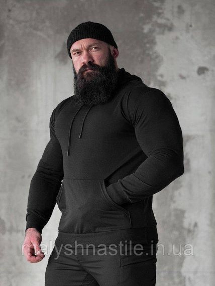 Худи maklin цвет черная ВТ5070 | Зображення 2