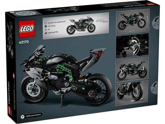 Конструктор LEGO Technic Мотоцикл Kawasaki Ninja H2R 42170 | Зображення 6