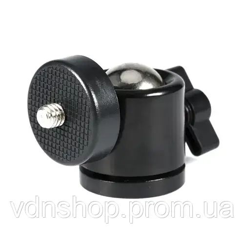 Головка для штатива шаровая, с переходником 1/4-3/8 | Зображення 1