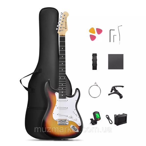 Електрогітара DONNER DST-80 Sunburst - (Комплект)