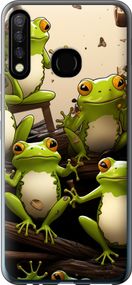 Чехол на Tecno Camon 12 CC7 Жабки "5656u-2432-17620"