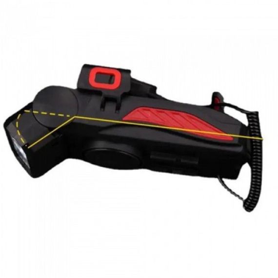 Фара вело велосипедная для велосипедов LY-25-2T6 (white+yellow), Фонарь велосипедный на батарейках OI-24 | Зображення 3