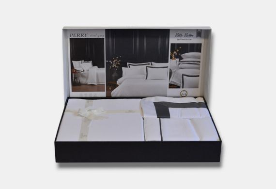 Постільна білизна La Romano Silk Satin 200×220 см Perry Steelgrey | Зображення 5