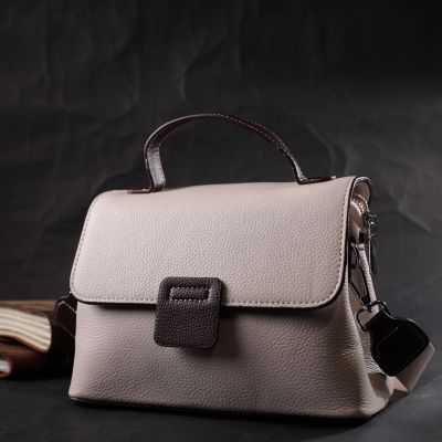 Сумка Vintage З натуральної шкіри Біла (22290) | Зображення 9