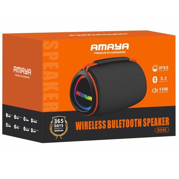 Bluetooth Колонка Amaya BD68 15W Black | Зображення 1