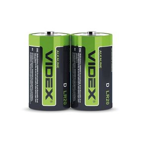 Батарейка лужна Videx LR20/D SHRINK