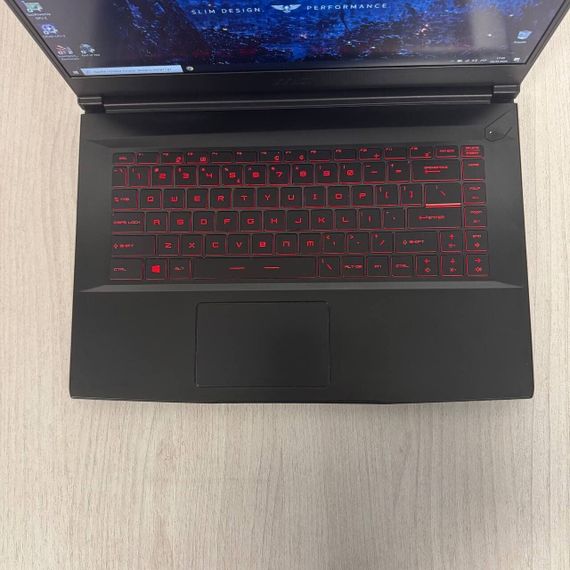 Игровой ноутбук MSI GF65 Thin 9SEXR / 15.6" (1920x1080) IPS / Intel Core i7-9750H (6 (12) ядра по 2.6 - 4.5 GHz) / 16 GB DDR4 / 512 GB SSD M.2 / nVidia GeForce RTX 2060, 6 GB GDDR6, 192-bit / WebCam б/у | Зображення 4