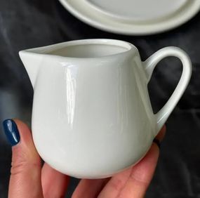 Молочник Olens Сноу 102-1239 6х7.5х11 см білий