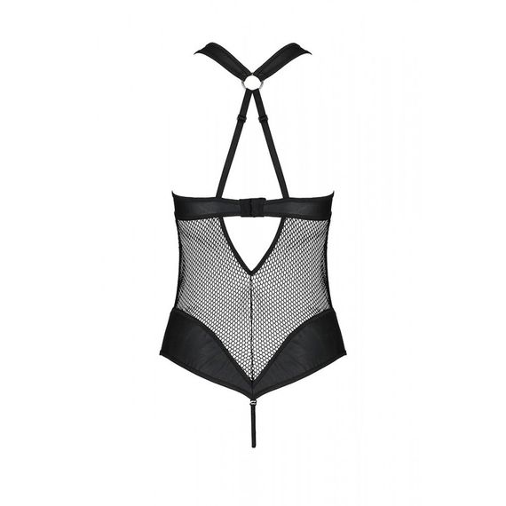 Боді з халтером та графічним візерунком Amanda Body black S/M-Passion | Зображення 3