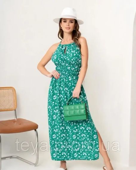 Плаття для жінок колір зелений розмір M FI_008159