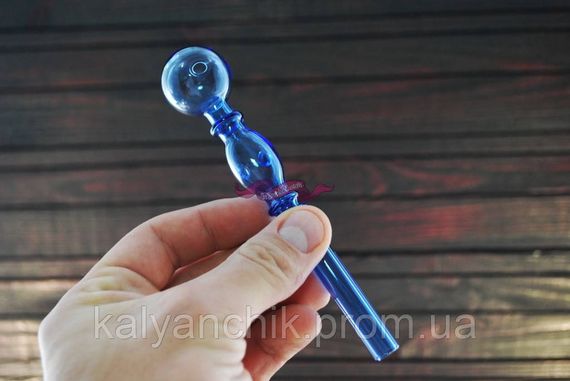 Скляна трубка Oil Bubble Blue
