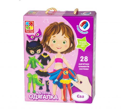 Магнитная игра-одевашка "Ева" VT3702-08 Vladi Toys (4820195055960)