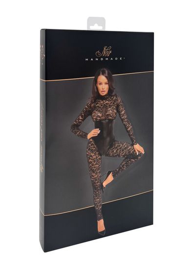 Комбінезон Noir Handmade F299 Enigma lace catsuit with underbust bodice - L | Зображення 6