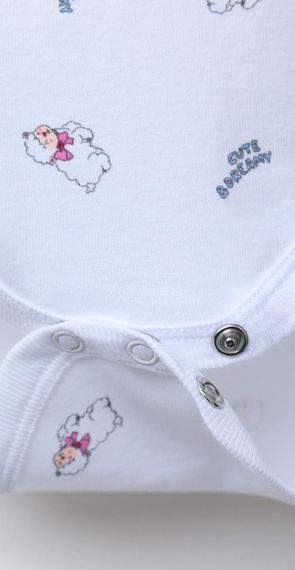 Набір дитячих боді 5 шт для новонародженої дівчинки Zara 68 см Різнокольоровий (25120909B) | Зображення 3