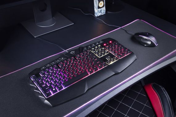 Клавиатура Trust GXT881 ODYSS SEMI-MECH USB Black (24303_TRUST) | Зображення 2
