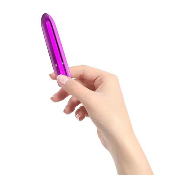 Віброкуля PowerBullet Pretty Point Rechargeable Bullet Purple, потужний точковий вібратор, фіолетовий | Зображення 2