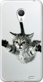 Чехол на Meizu MX3 Летящий котёнок "2322u-310-17620"