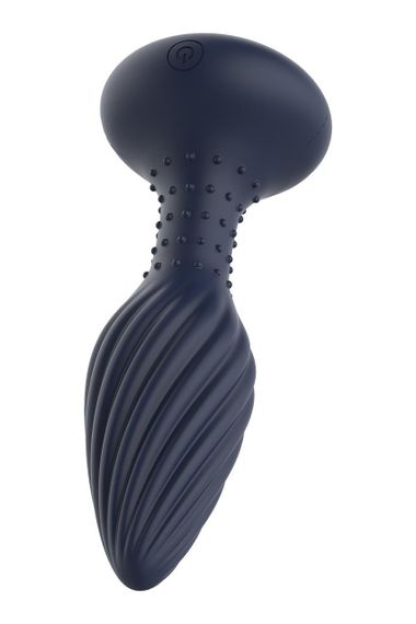Вібруюча анальна пробка Dream Toys Startroopers Triton з пультом керування, чорна Sex Aura | Зображення 4