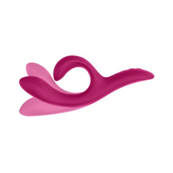 Смарт вібратор-кролик We-Vibe Nova Fuchsia, ергономічний, регульований кут нахилу стовбура | Зображення 1