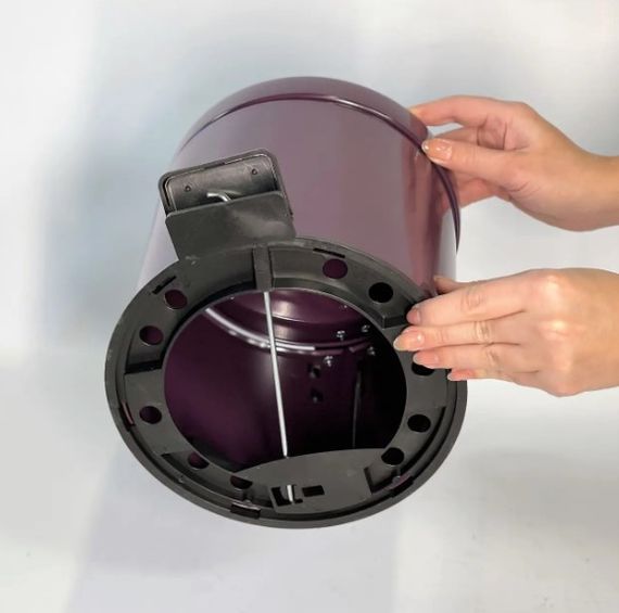 Відро для сміття з педаллю Mertinox 3 л фіолетове 4501.1825S.105.03 | Зображення 1