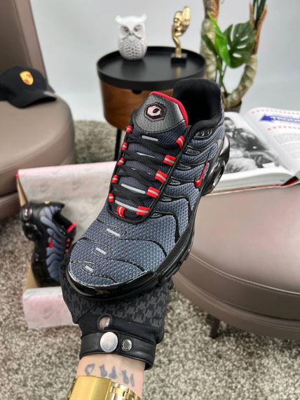 Чоловічі кросівки Air Max Plus New Black Grey Red , В'єтнам 44 28 | Зображення 2