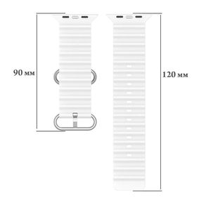 Ремешок силиконовый Primolux Ocean для часов Apple Watch 38 mm / 40 mm / 41 mm - White