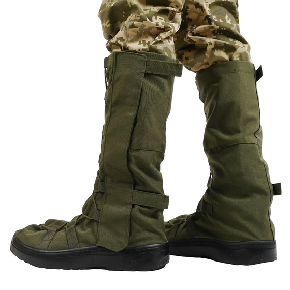 Бахіли тактичні водозахисні на взуття олива M (39-42) | Зображення 4