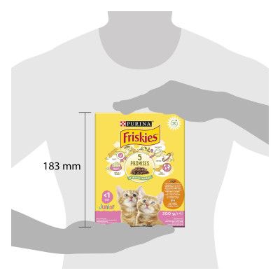 Сухой корм для кошек Purina Friskies Junior с курицей, молоком и овощами 300 г (7613031868360) | Зображення 2