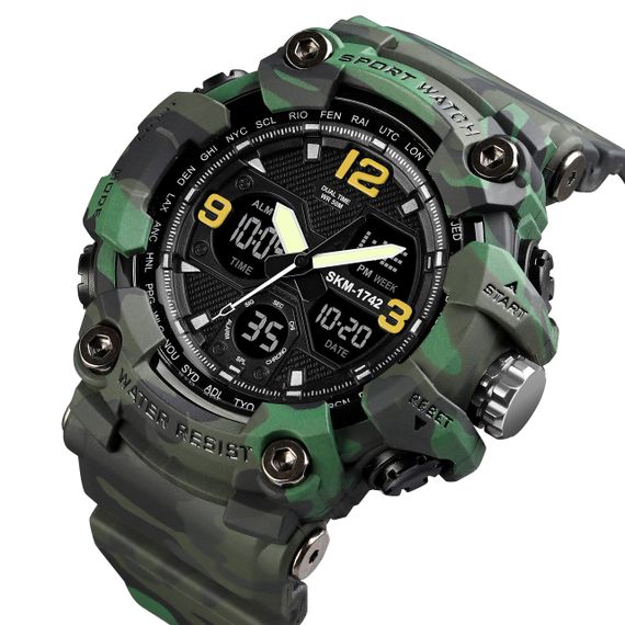 Skmei 1742 Green Military | Зображення 2