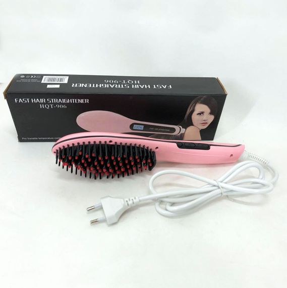 Утюжок для выравнивания Fast Hair Straightener / Маленькая плойка / Гофре плойка утюжок NR-520 для волос | Зображення 9