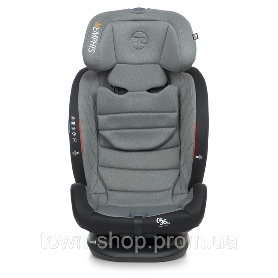 Автокресло ME 1093 MEMPHIS Gray Black | Зображення 3